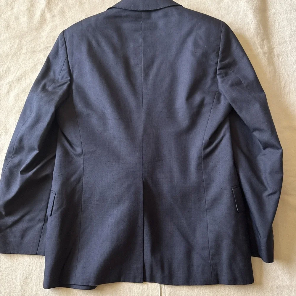 Christian Dior Men's Navy Blue Blazer Suit Jacket Vintage
